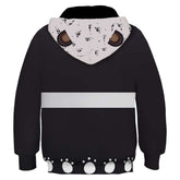 Kinder One Piece Bartholemew Kuma Cosplay Hoodie 3D Druck Sweatshirt mit Kapuze Streetwear Pullover Anime